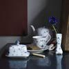 [Officially Imported] Royal Copenhagen Blue Fluted Plain Small Flower Vase, 15cm Tall, Wedding Gift, Product Number 1027455
