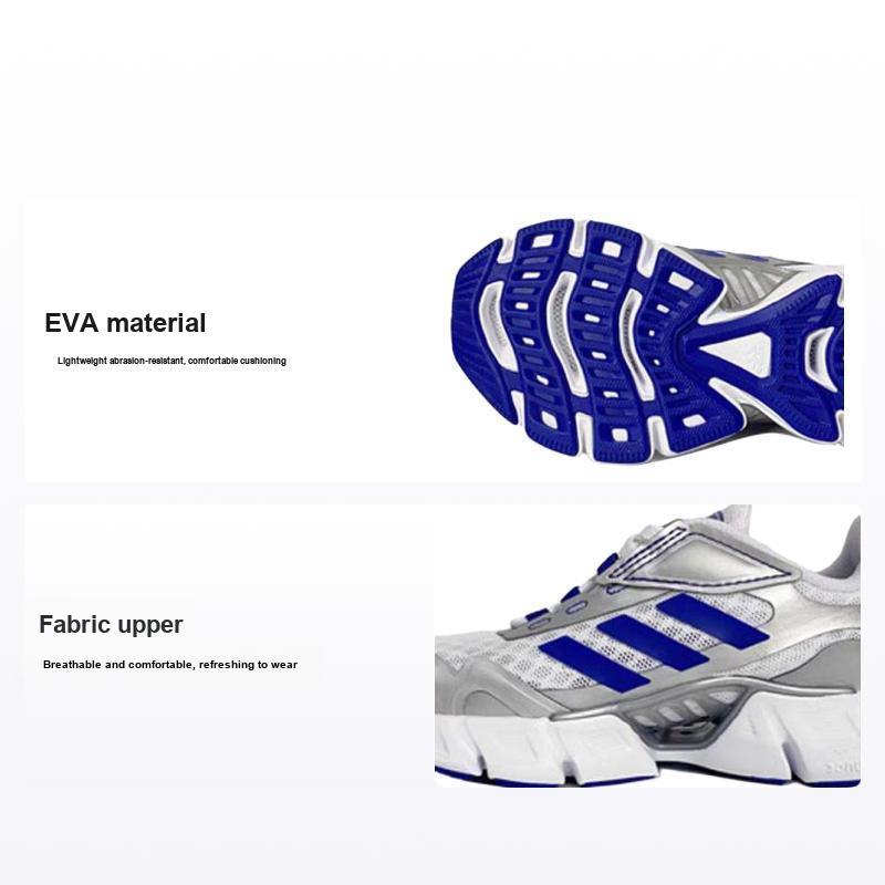 Adidas Climacool Ткань Легкие Удобные Прочные Низкие Детские Беговые Кроссовки Детские Беговые Кроссовки Серебристые JH9097 32