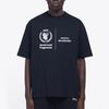 Balenciaga T-shirts Heren Zwart Ronde Hals Normale Rechte Pasvorm 612966THV841000