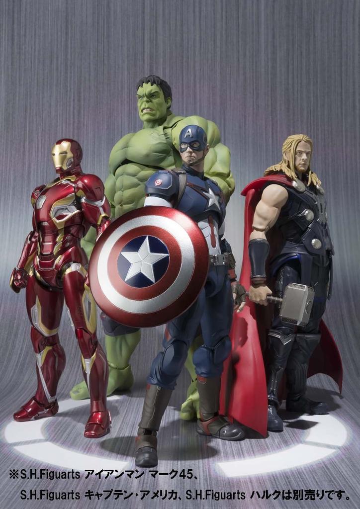 SHFiguarts Месники Тор прибл. 155-міліметрова рухома фігура з ABS і ПВХ, пофарбована під тиском
