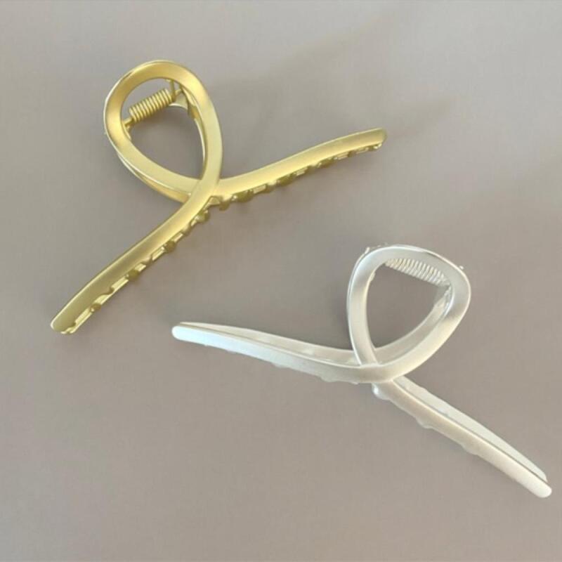Women s Daily Hair Accessory Silver Hair Clip A28278_Matte Gold