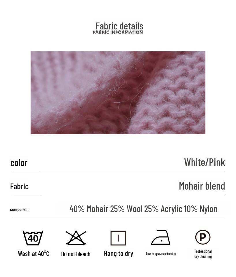 Louvre Spódnica A-line z dzianiny moherowej w stylu koreańskim - Lekka, puszysta, długa spódnica z wysokim stanem dla kobiet