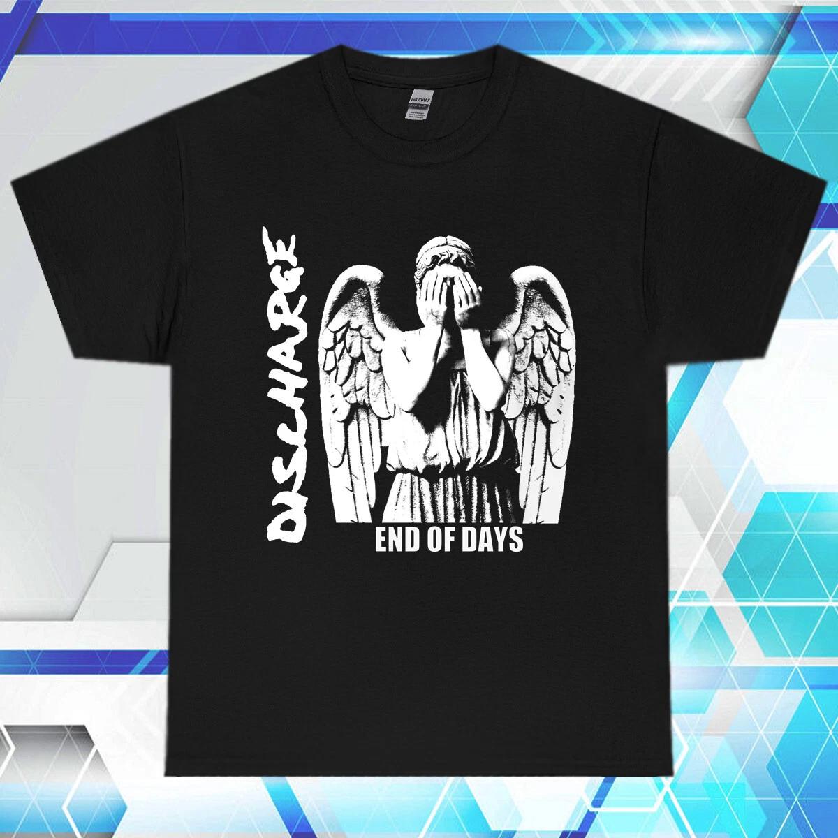 Men s and Women s T-shirts DIscharge End of days punk heavy cotton XL