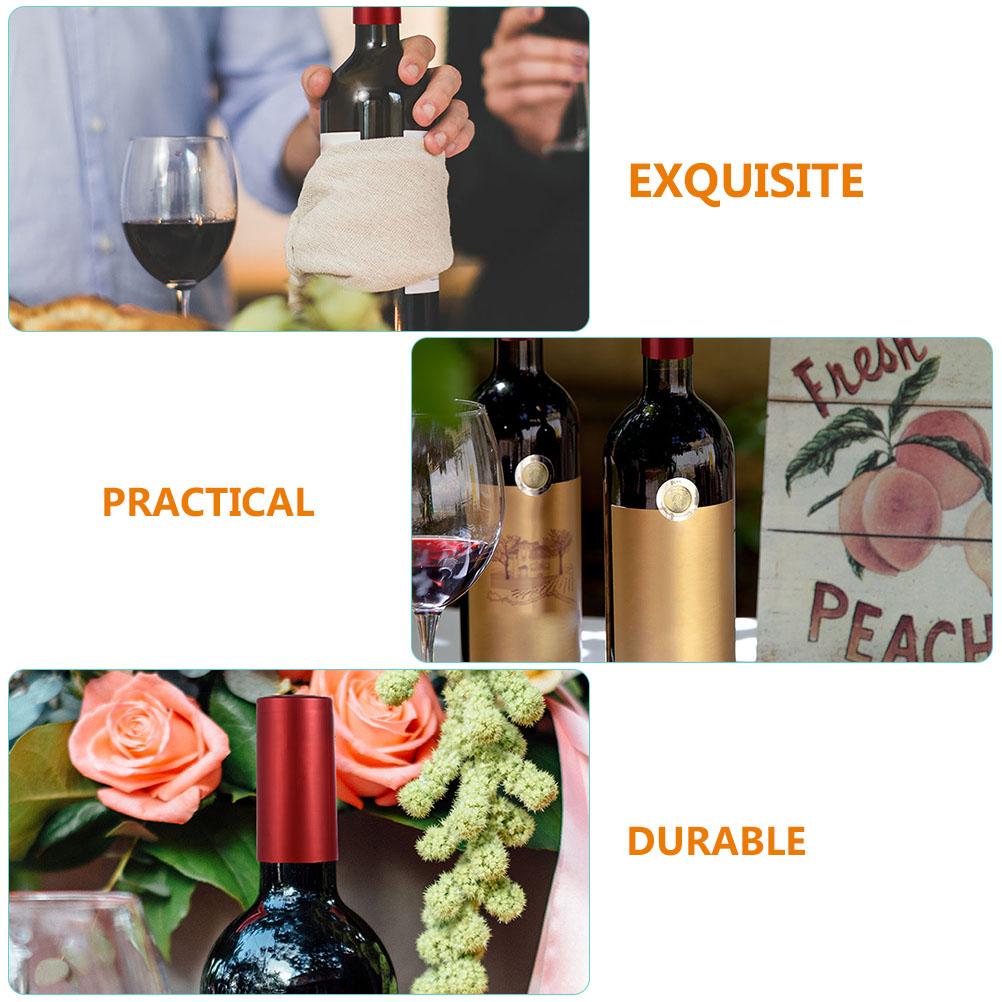 200 Pcs Bottle Heat Shrink Caps Heat Shrinkable Cap Bottle Sealing Shrinkable Caps Bottle Shrink Wrap Caps