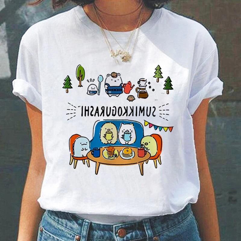 Cartoon Cute Japanesestyle Fashion Women TShirts Harajuku Kawaii Clothes Short Sleeve Summer Tees Casual FeUnisex Tops ONeck