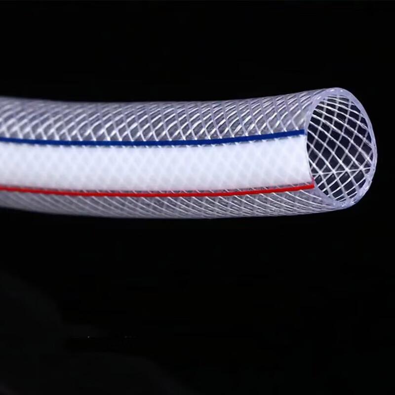 1.5-inch Transparent Reinforced Corrugated Hose (50m Roll)