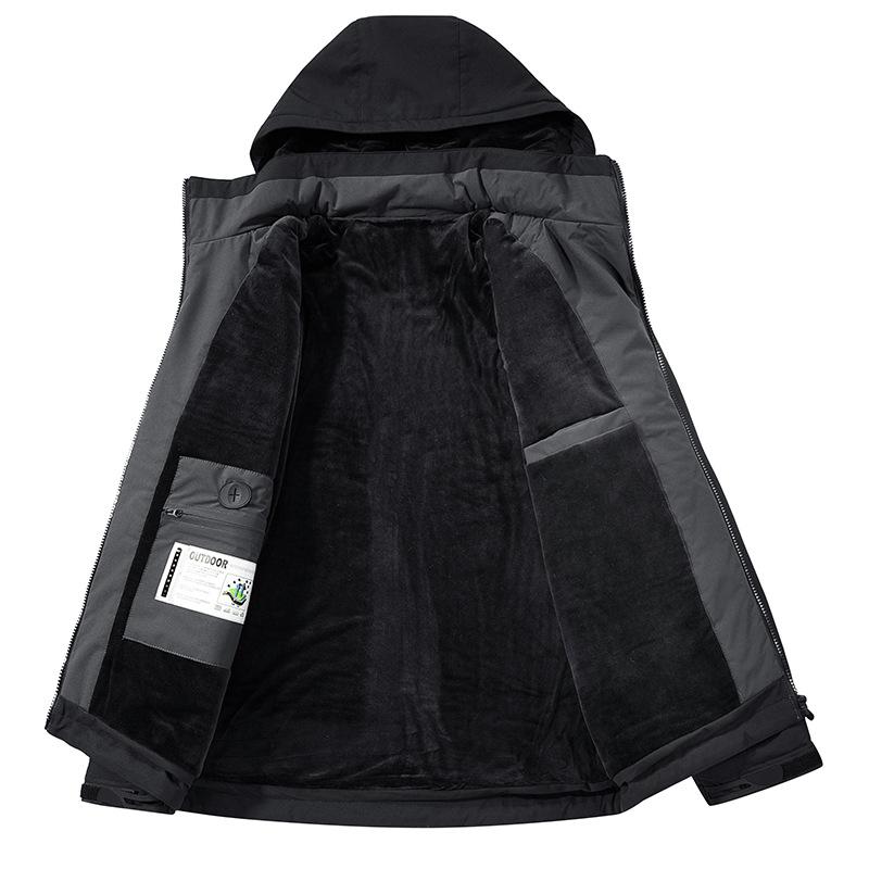 Autumn and Winter New Men's Coat Waterproof, Soft and Comfortable, Skin-friendly, Warm, Scratch-resistant and Wear-resistant, Casual