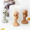 Halloween Skull Hand Silicone Mold DIY Crafts Project Reusable Soap Candle Plaster Chocolate Baking Tool Supplies