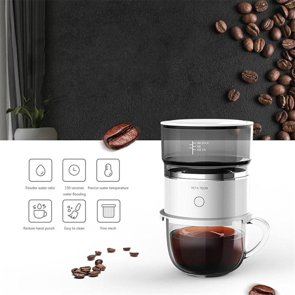 Stainless Steel Filter Portable Coffee Maker Automatic Drip Coffee Maker Home