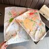 Korean Version of Oil Painting Simulation Silk Printing Silk Scarf Square Scarf High-end Shawl Sunscreen Neck Professional Scarf Headscarf Scarf