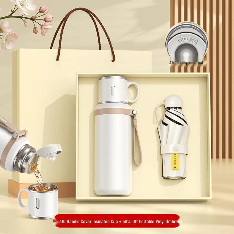 Ming Zhan Xuan Anniversary Stainless Steel Tea Set Gift Box