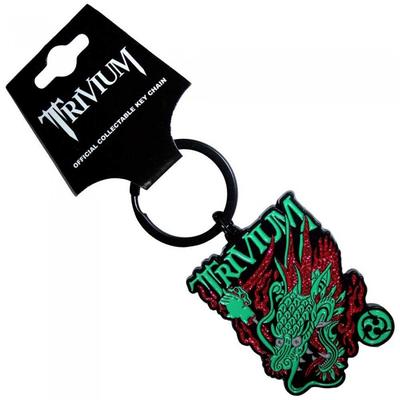 Trivium Mirusiųjų galvų drakono galvos raktų pakabukas