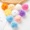 50Pcs Artificial Hydrangea Flowers for Wedding Garden Home Decor Christmas Party Diy Candy Box Scrapbook Pink Ball Chrysanthemum