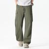Fingercroxx Men's Japanese Style Utility Cargo Pants