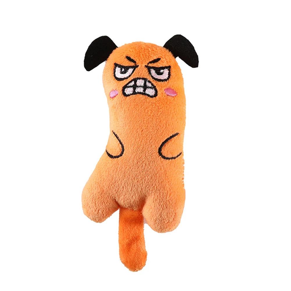 Durable Braided Cotton Rope Dog Chew Toy for Puppy Teeth Cleaning 1Pcs Safe Carrot Design Pet Bite Resistant Molar Chew Toys