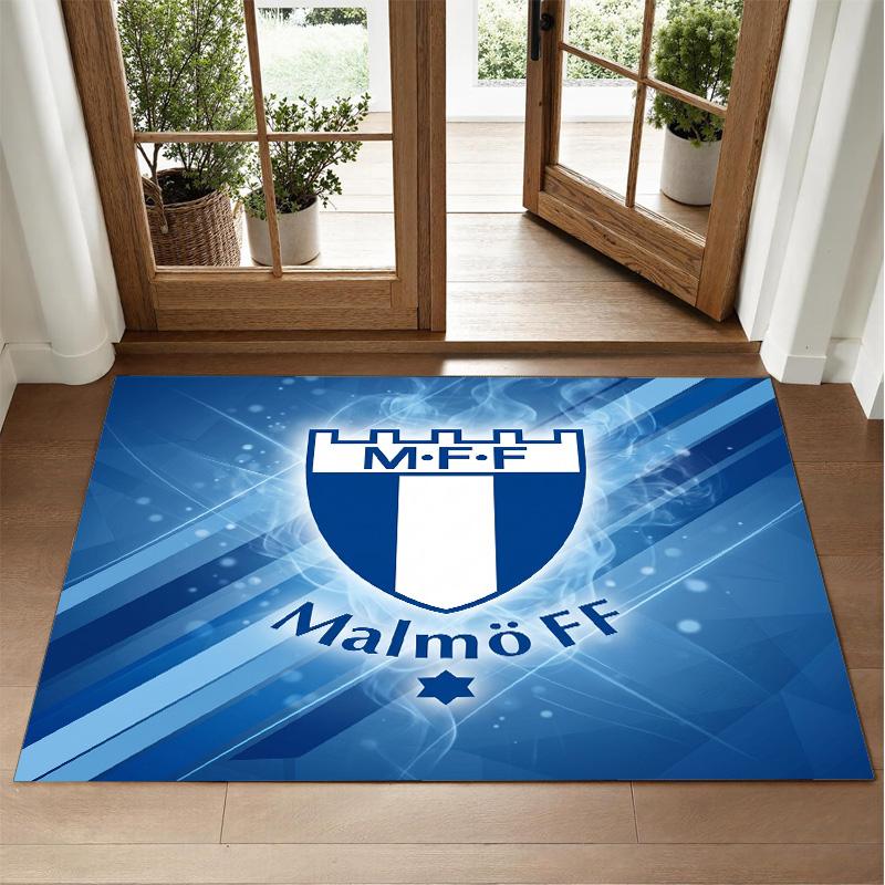 Malmö FF Design Crystal Velvet Rug Soft Decorative Mat for Bedroom Entrance