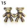 Reusable Metal Buttons Bear Flower Snap Fastener Pants Pin Retractable Button Sewing-on Buckles Jeans Perfect Fit Reduce Waist
