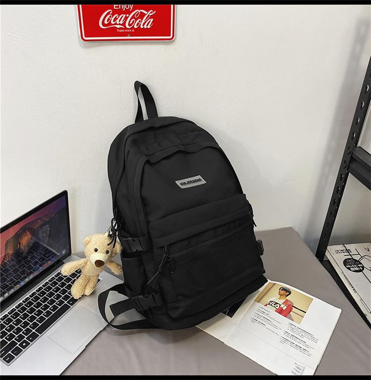 Schoolbag Large Capacity Backpack Men's New Japanese Versatile School Bag Male College Student Female High School Student Junior High School Student