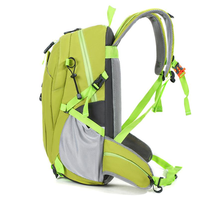 Outdoor Hiking Backpack with Mesh Side Pockets and Adjustable Straps for Adventure and Travel