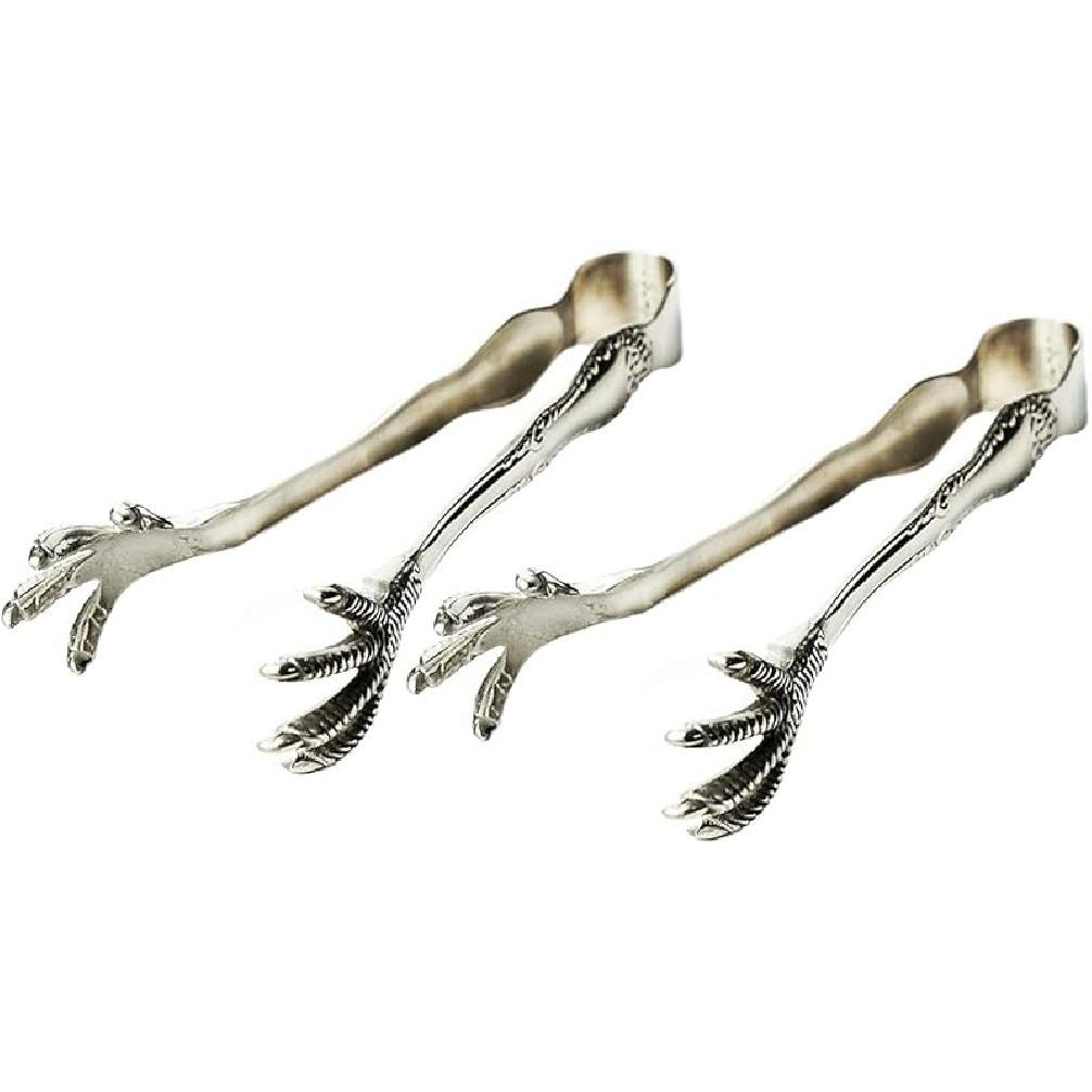 Bar Ice Hockey Special Eagle Claw Shape Ice Tongs Serving Tongs.