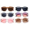 Unisex Sunglasses Large Frame Round Face Big Face Thin Glasses Gradual Change Sunglasses
