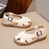 Summer Kids Closed-Toe Hollow Out Beach Sandals, Soft Sole Casual Princess Shoes for Boys and Girls