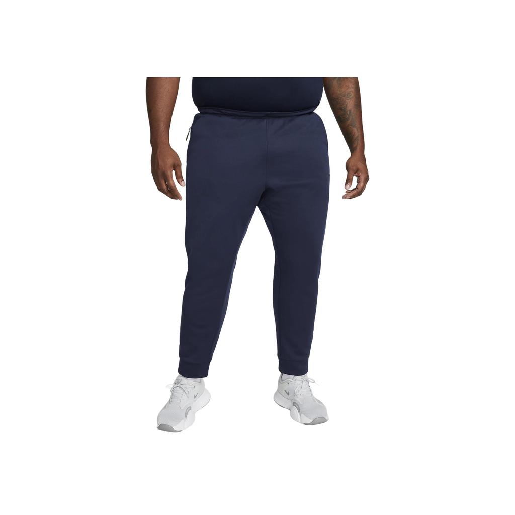 Nike Logo Embroidered Drawstring Elastic Waist Casual Sweatpants Men Bottoms Navy-Blue DQ5405-451