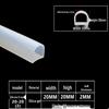 D-Shaped Silicone Sealing Strip: High-Temperature, Water-Retaining, Self-Adhesive, Anti-Collision, Shock-Absorbing for Doors & Windows