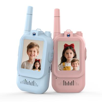 Video Walkie Talkies for Kids 1080P HD 2 Pack Rechargeable Toddler Toys for Outdoor Camping Travel Birthday Gfits
