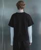 Kilyu Sonic Boom Layerd Long Sleeve T-Shirt_Black