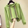 Sweatshirt for Women Oversize Hooded Solid Color Thickened Loose Casual Pullover Long Sleeve Winter Sweatshirt Top