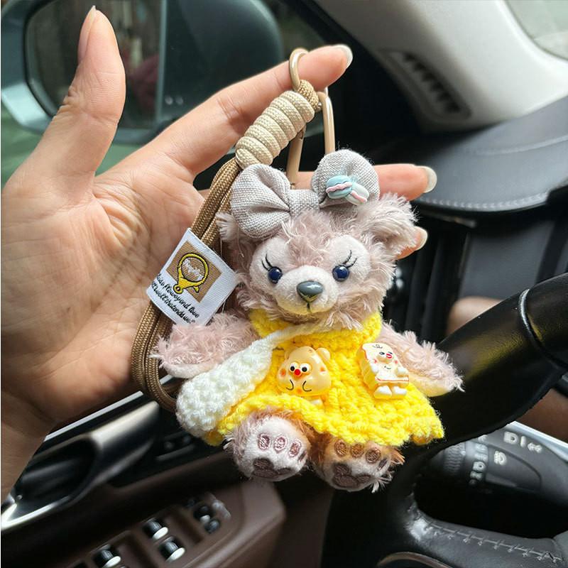 Sherry Lovely Rose Bear Keychain With Ultra Soft Fabric Ideal For Collectors And Gifts