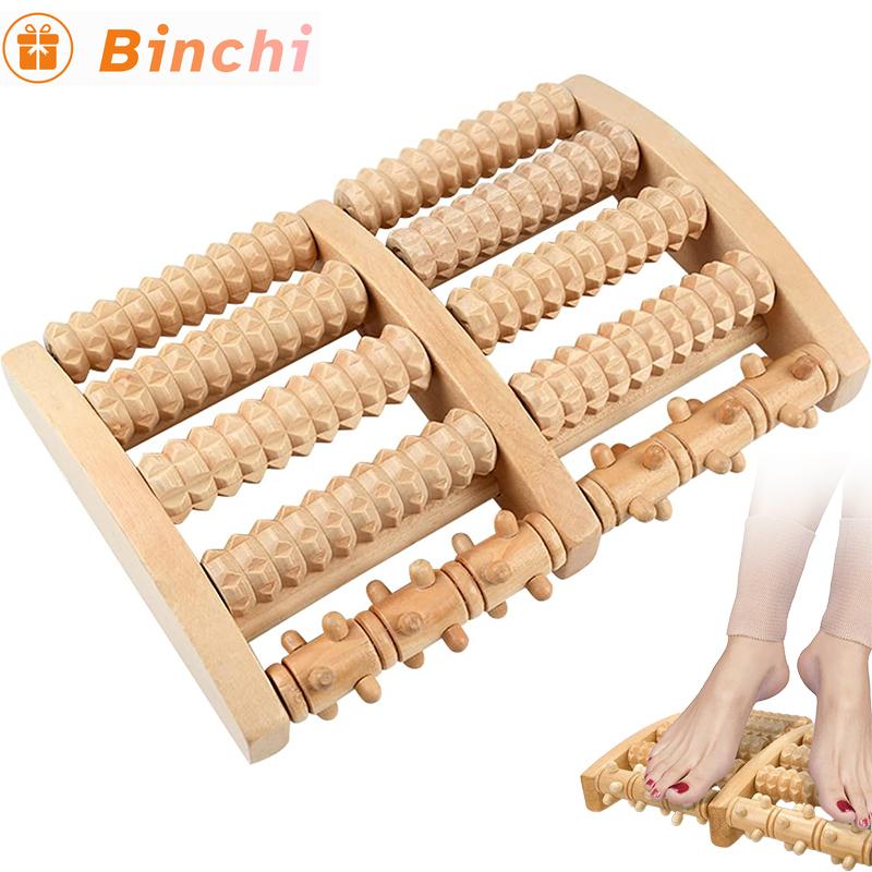 Wooden Foot Roller Wood Care Massage Reflexology Muscle Relax Relief Massager Spa for hand massage household foot massager Care