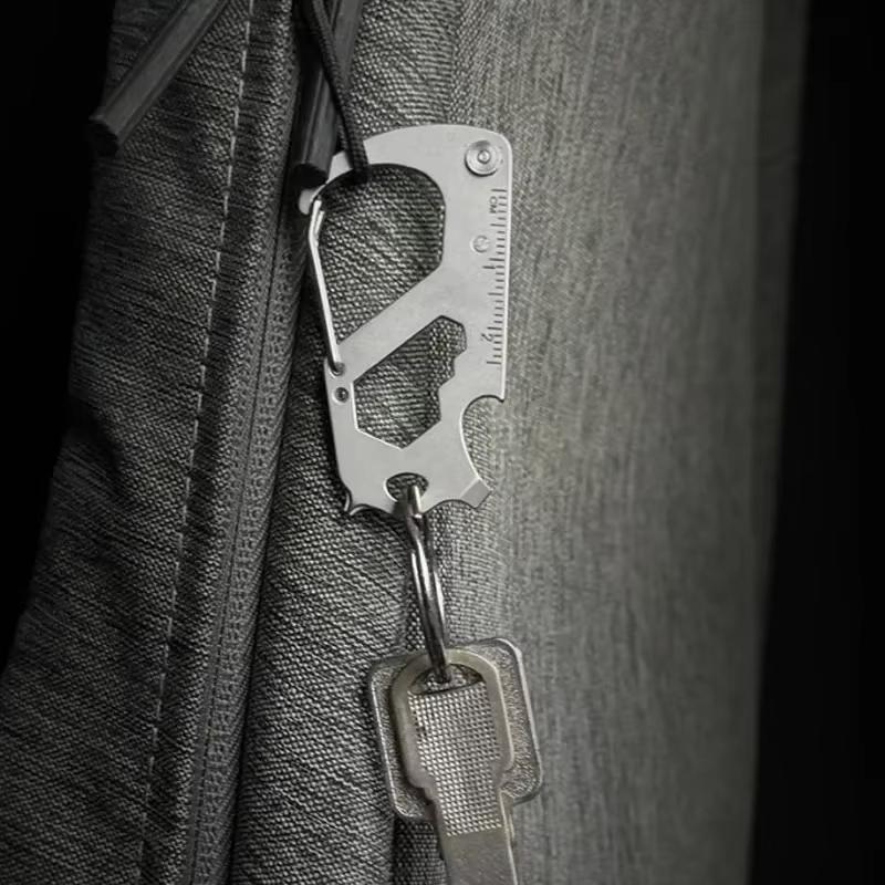 Multi Functional Tool Foldable Stainless Steel Knife Keychain Folding Knife Multi Functional Outdoor Knife For Outdoor Tasks