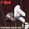 1-3Pcs Multi-functional Door Lever Lock Child Baby Safety Lock Universal Proof Doors Adhesive Security Latch Anti-opening Door