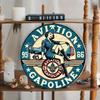 Vintage Aviation Tin Sign Pilot Retro Metal Wall Art Decor