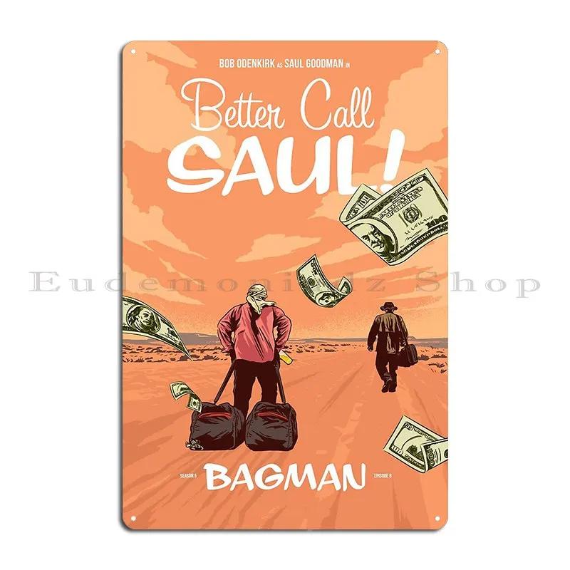 Saul All Goodman Bazooka Metal Plaque Poster Wall Decor Personalized Garage Wall Decor Poster Tin Sign Poster