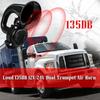 135dB Loud Air Horn Black Snail Horn Super Loud Car Horn  for Trucks