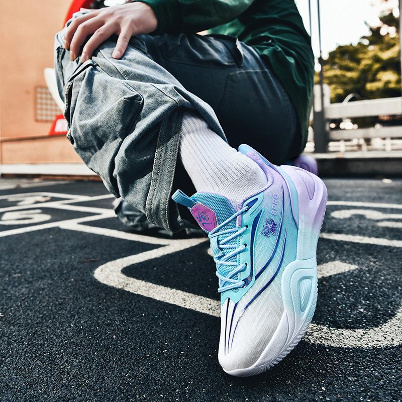 

Children s new large-size basketball shoes 8 wear-resistant summer breathable shock absorption professional practical student children s sports 35