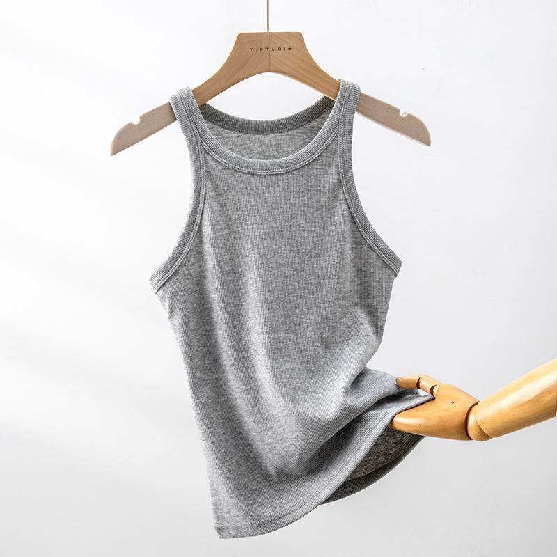 Pure Cotton Markless Outer Vest Spring and Summer New Beautiful Back Wrapping Small Suspender Without Steel Bandeach Inner Top