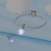 Fit Original Bracelet Copper Luminous Pink Blue Paw Print Pendants Charmsfor Women Jewelry Making Gift