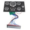 85mm Instrument Panel Gauge Set 24V 0 to 3000RPM Water Temperature Oil   Oil Pressure with Key for Boat Yacht