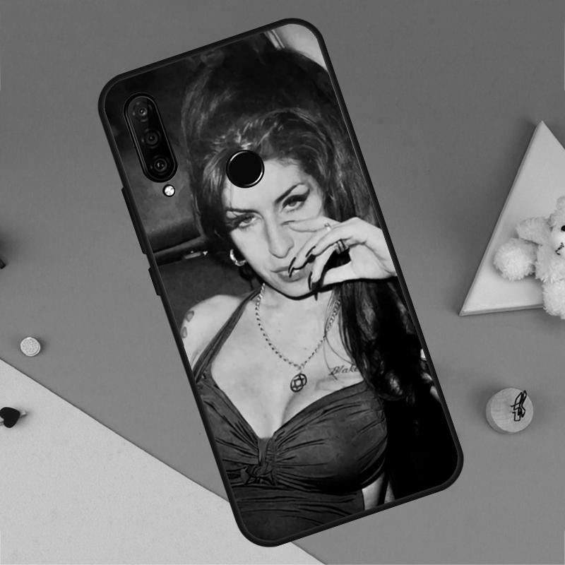 Amy Winehouse For Huawei P30 P40 Lite P60 Pro Nova 7i 8i 11i 12i 12s 10 9 SE Y90 Y60 Y70 Y72 Y61 Y91 Case