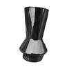 Decorative Black Glass Flower Vase Tabletop Centerpiece for Housewarming Gift Dining Room Living Room Decor