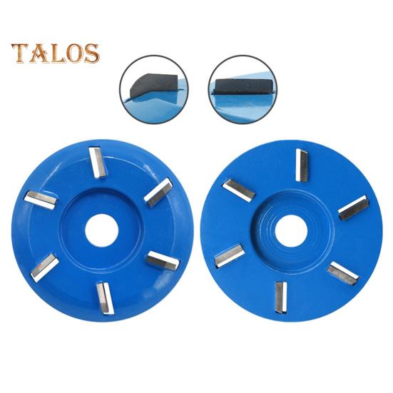 6 Teeth Wood Carving Disc Smooth Precise Carving Easy Installation Multipurpose Stump Remover Angle Grinder Wood Carving Disc