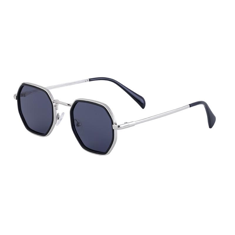 Vintage Square Sunglasses Men'S Punk Style Small Frame Sunglasses Men'S Shades