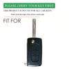 Car Key Case For Peugeot 207 308 307 407 607 807 For Citroen C3 Berlingo C2 C4 C8 Xsara Silicone Key Cover Shell Car Accessories