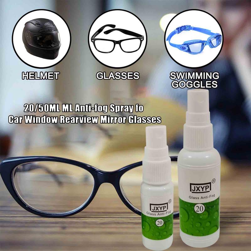 1PC 20ml/50ml Waterproof Anti-fog Agent Rainproof Anit-fog Spray Car Window Glass Bathroom Cleaner Car Cleaning Car Accessories