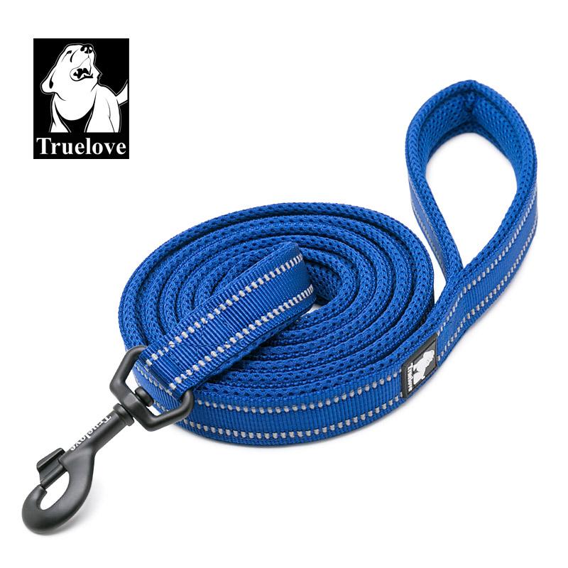 Truelove Weiche Hundepet-Leine in Geschirr und Halsband Reflektierend Nylon Katzennetz Gehen Training 11 Farben Länge 110cm TLL2111