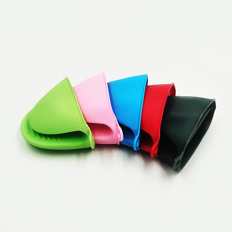 Soft Rubber Heat Insulation Clip Heat Resistant Kitchen Dishes High Temperature Gloves Non-slip Baking Oven Microwave Dish Clip